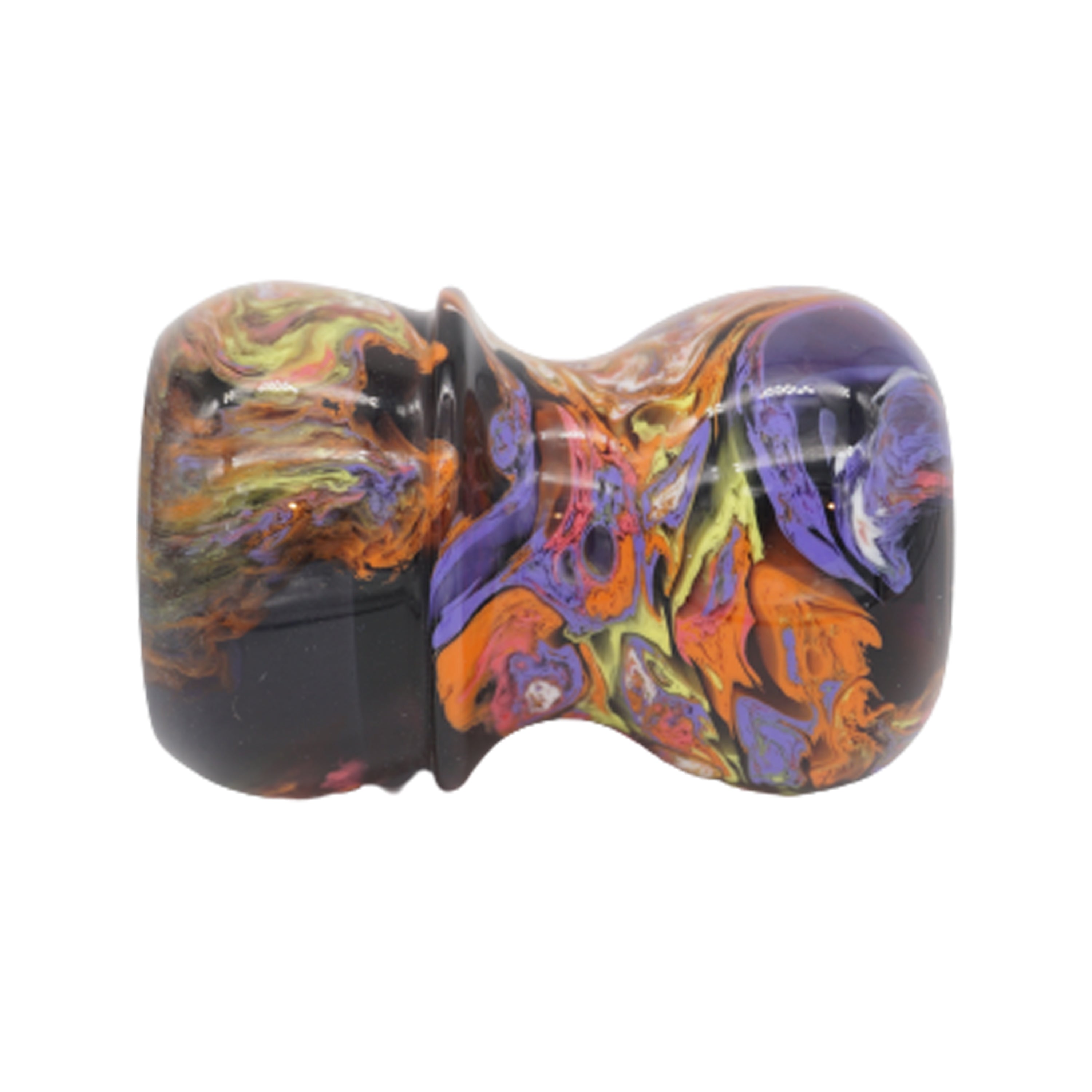 Handmade Night Graffiti Shaving Brush Handle - Fits 24mm & 26mm Knots - Perfect for Wet Shaving & Grooming Gifts