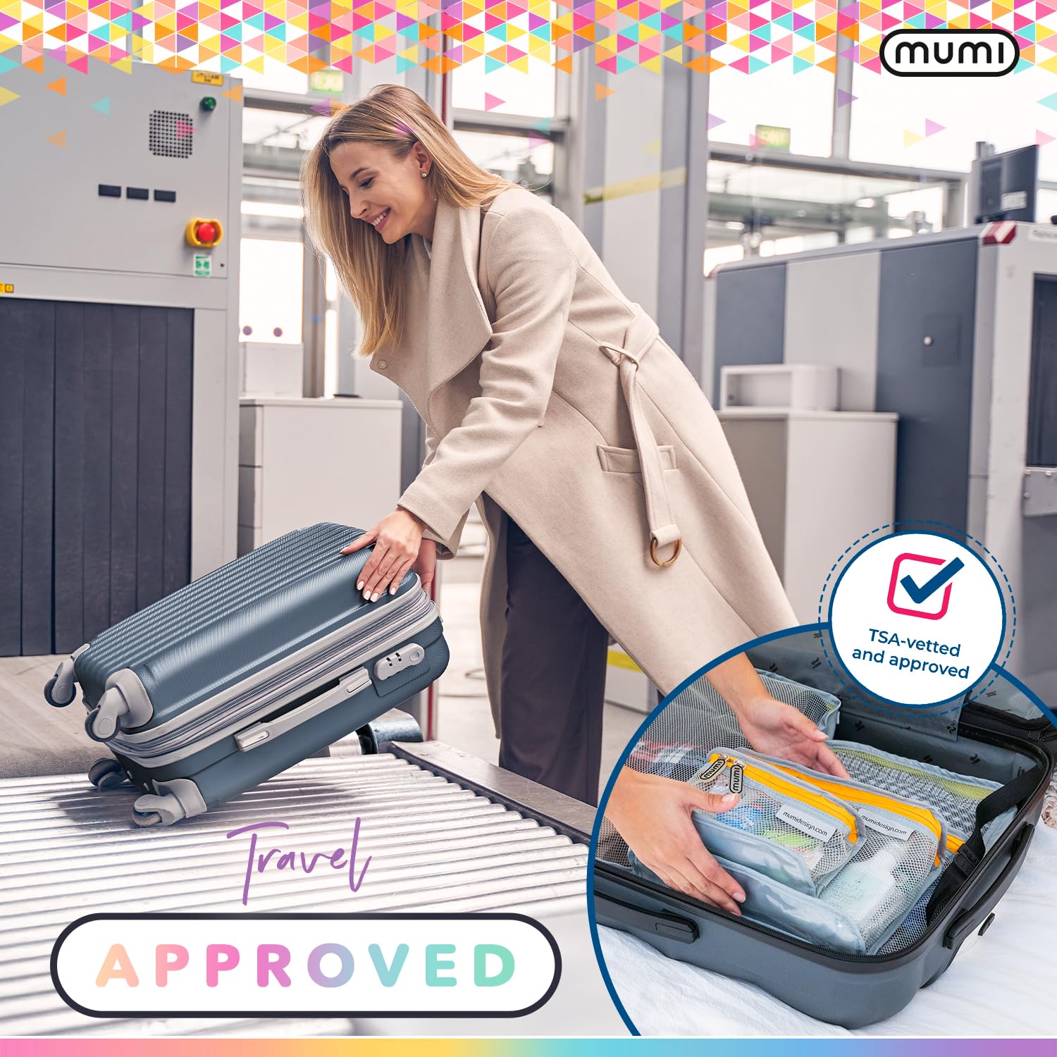 Waterproof Travel Toiletry Bag Set - 3 Pack Cosmetic Organizer for Men & Women | Portable Makeup & Shaving Kit | TSA Approved Carry-On Essentials for Vacation, Gym & Business Trips