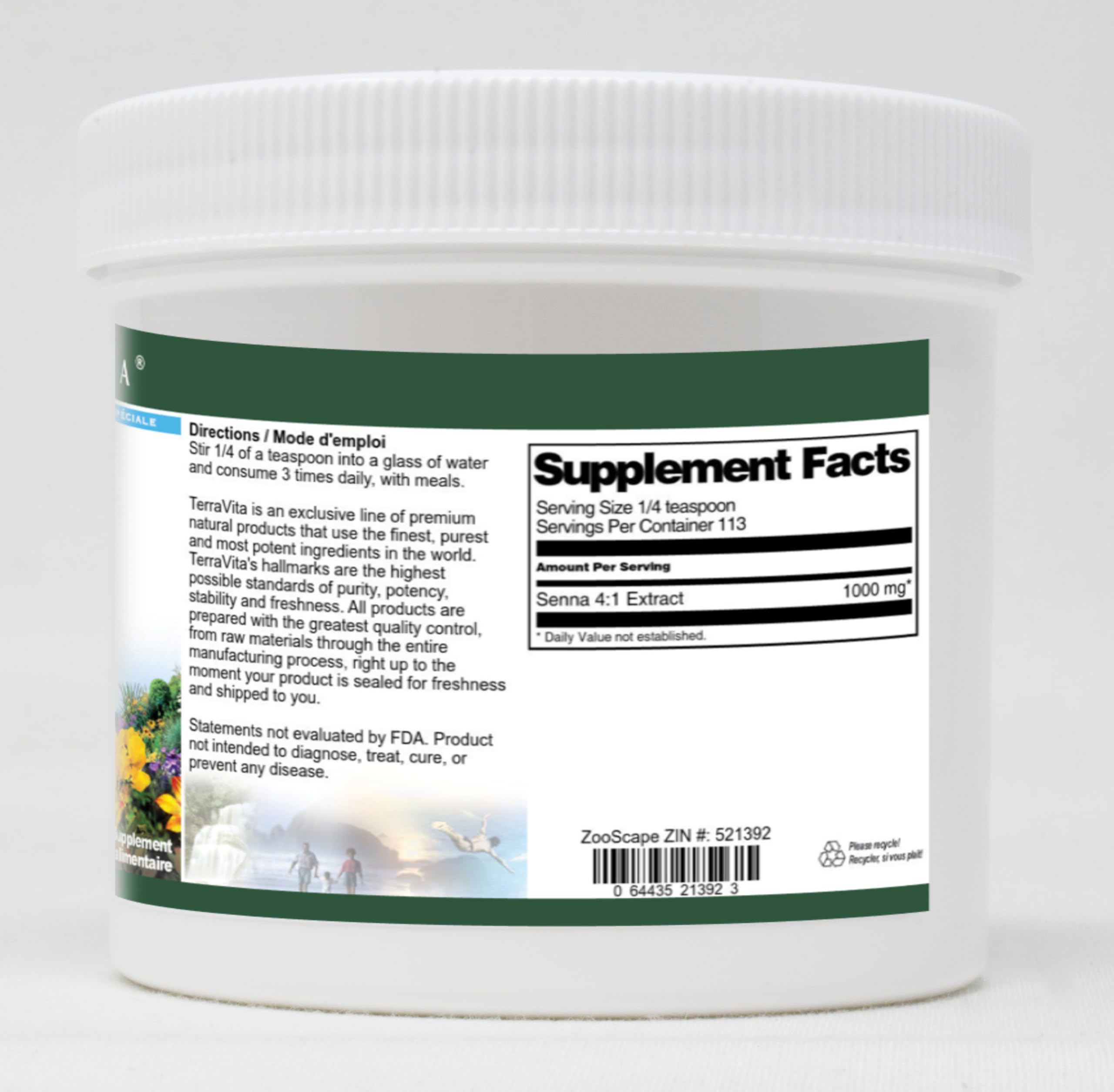 Premium Senna Leaf Powder 4:1 Extract (4 oz) - Natural Herbal Supplement for Digestive Support & Detox | Ideal for Tea, Smoothies & Wellness Routines