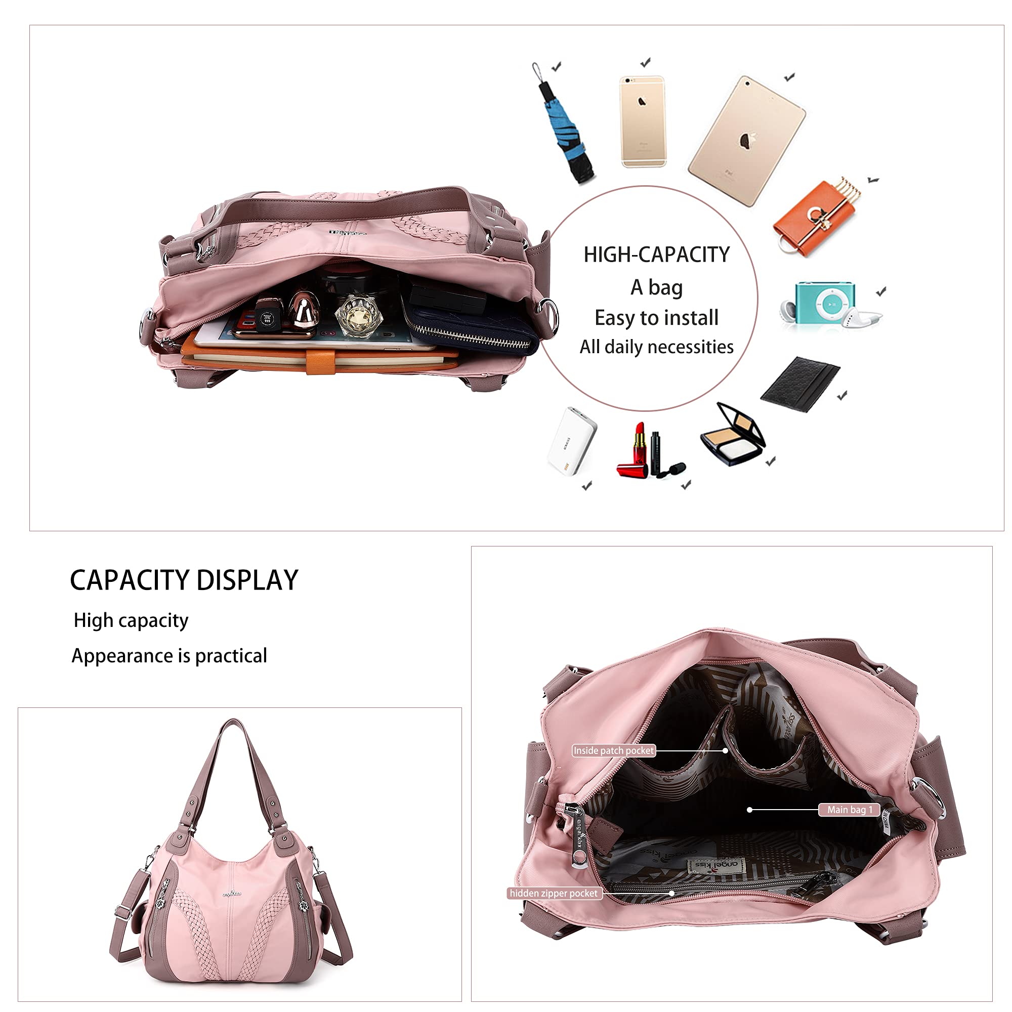 Stylish Women's Tote Bag & Shoulder Purse - Fashionable Synthetic Leather Handbag with Top Handle for Work, Travel & Daily Use