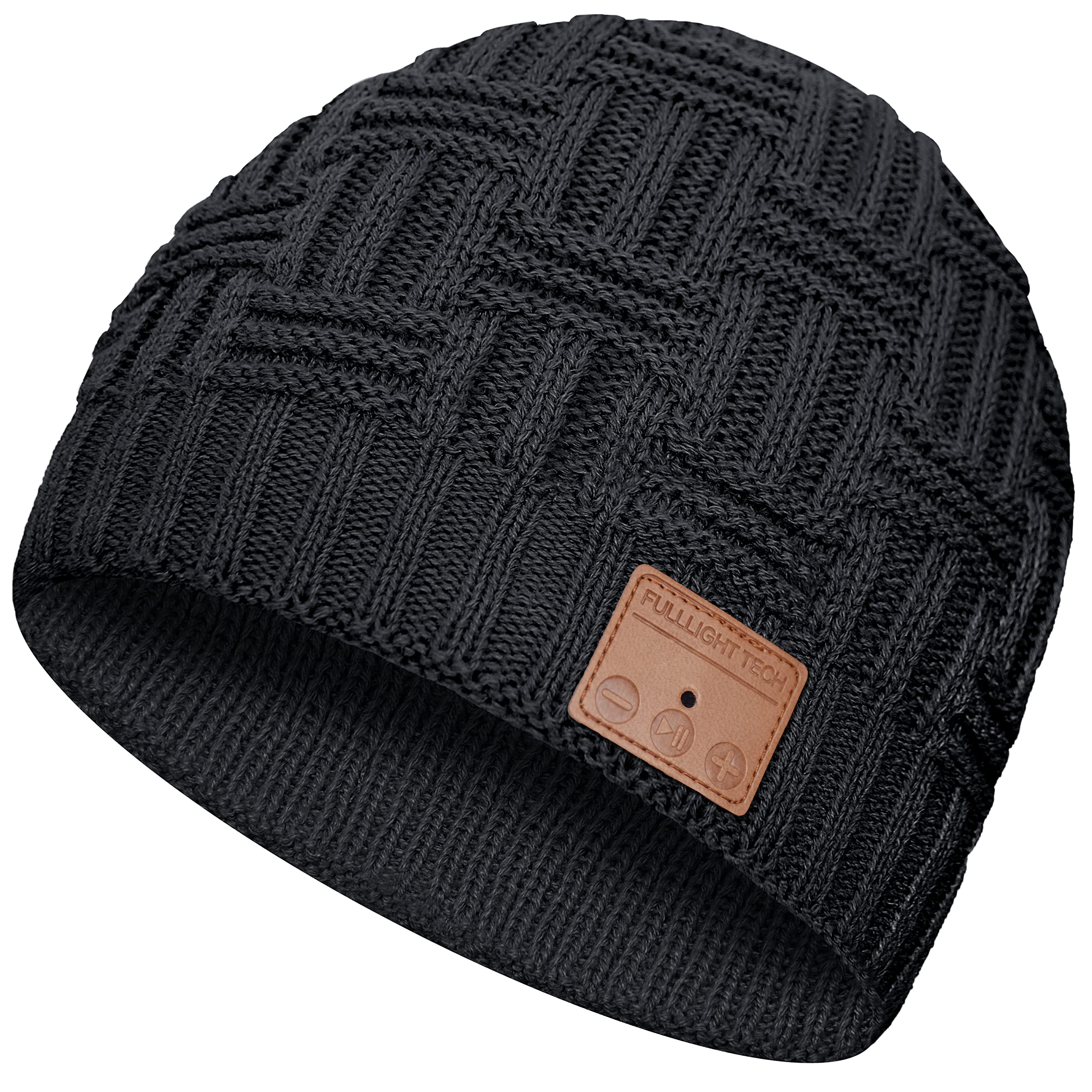 Wireless Bluetooth Beanie Hat with Built-in Headphones - Warm Winter Tech Gift for Men, Women, Teens - Perfect for Skiing, Running, and Outdoor Activities