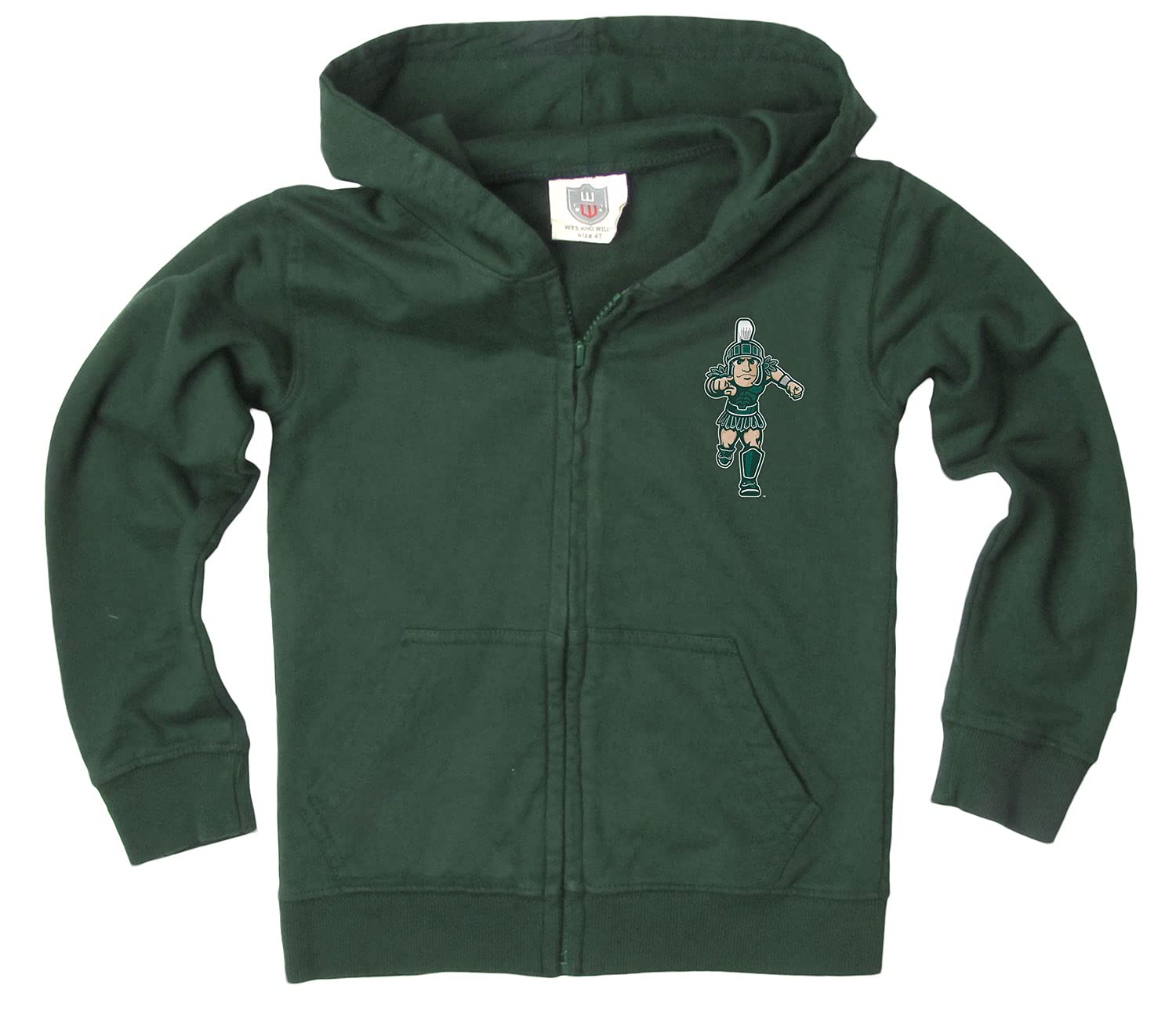 Wes and Willy Boys Zip Up Hoodie - Soft College Fleece Jacket for Kids & Teens - Perfect for School, Sports, and Casual Outings