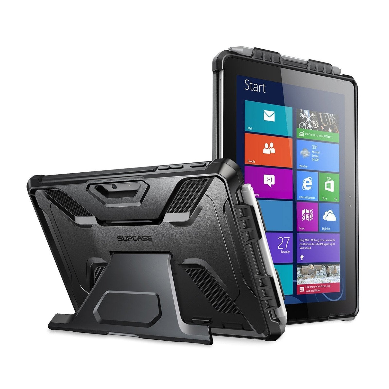 Microsoft Surface Go Unicorn Beetle PRO Rugged Full-Body Protective Case - Shockproof, Drop Protection for Kids & Adults - Perfect for School, Travel & Outdoor Use (Black)