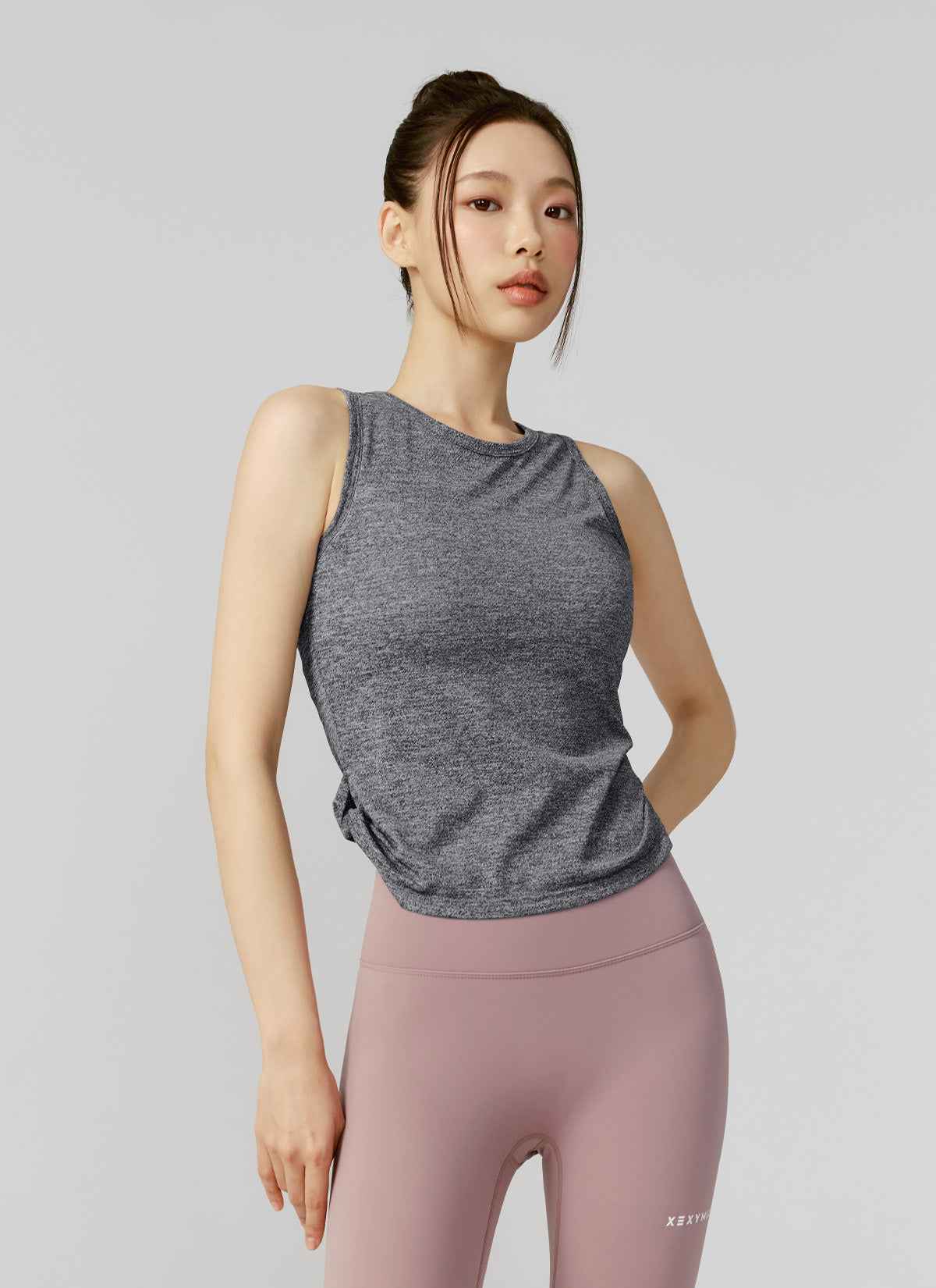 Breathable Air Mesh Side Twist Sleeveless Top for Women - Perfect for Yoga, Gym & Summer Outdoor Activities