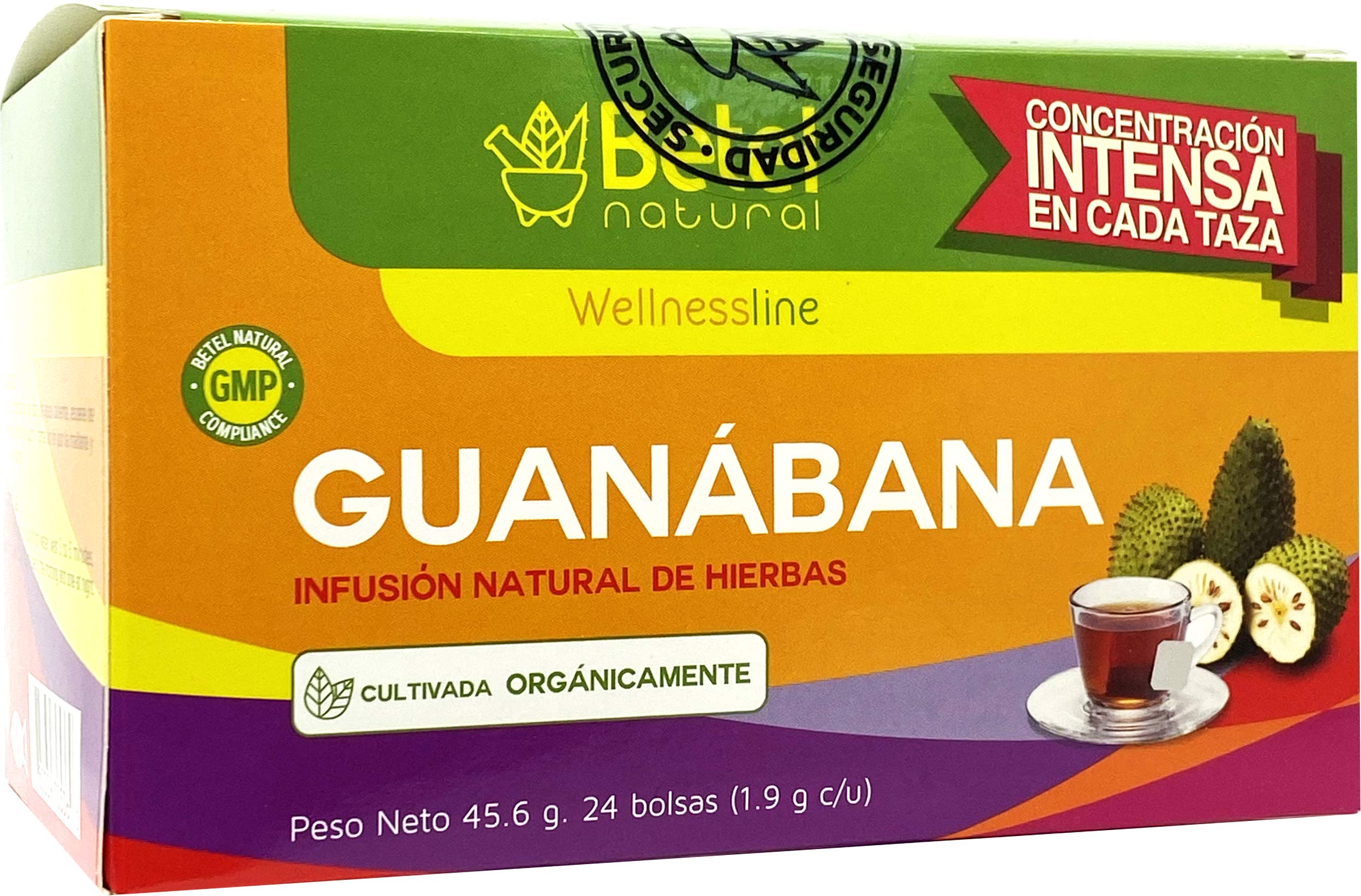 Premium Graviola Tea Bags - Organic Soursop Leaf Tea - Natural Immune Support & Antioxidant - 24 Count (Perfect for Relaxation & Wellness Routine)