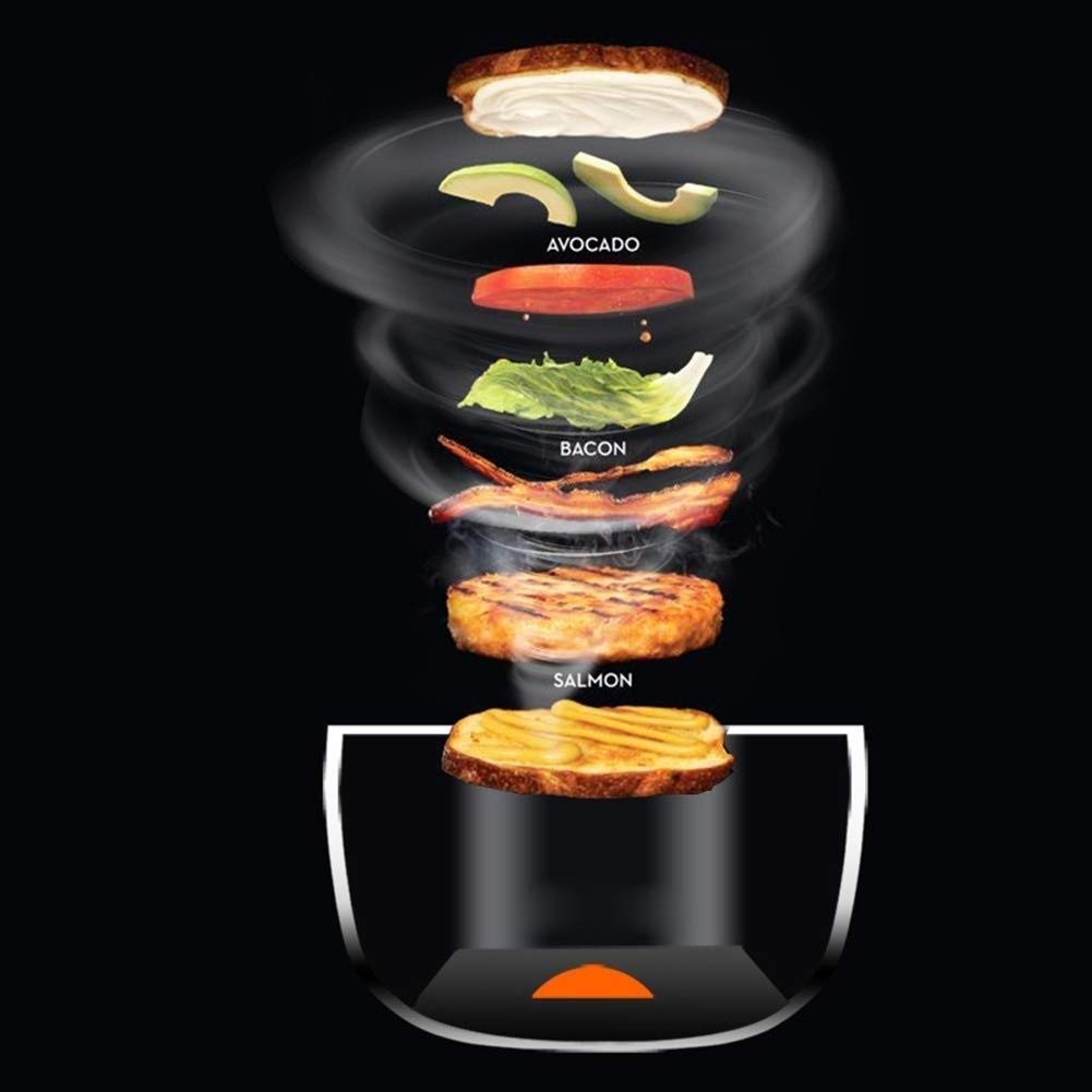 Best Air Fryer for Healthy Cooking - Large Electric Hot Air Fryer Oven with Nonstick Basket, Oil-Free & Fast Cooking, 8 Presets + Keep Warm Function - Perfect for Family Meals, Snacks & Low-Fat Recipes