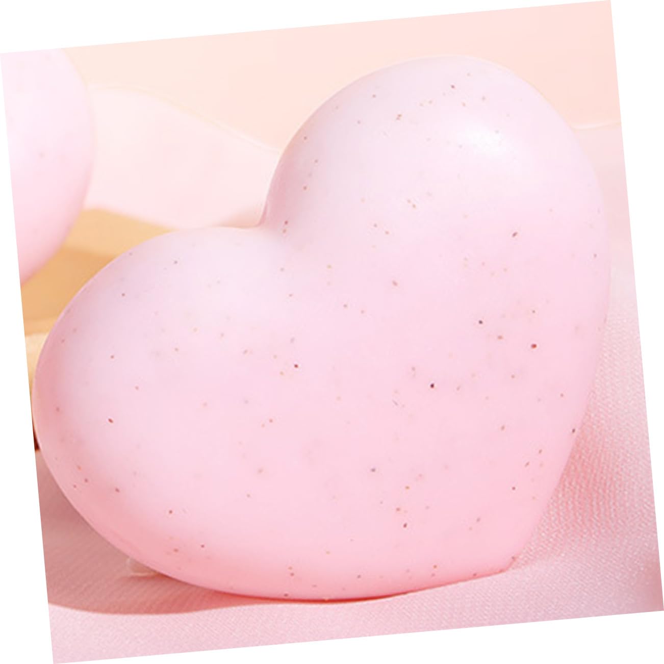 Didiseaon 2-Pack Heart Shaped Handmade Soap - Pink Natural Bath Soap for Gentle Cleansing & Moisturizing | Perfect for Valentine's Gift, Wedding Favors & Romantic Bath Time