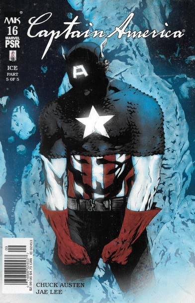 Captain America (4th Series) #16 Newsstand Edition VF - Marvel Knights Comic by Jae Lee | Collectible Marvel Superhero Comic Book for Fans & Investors | Perfect for Display, Gifts & Comic Collections