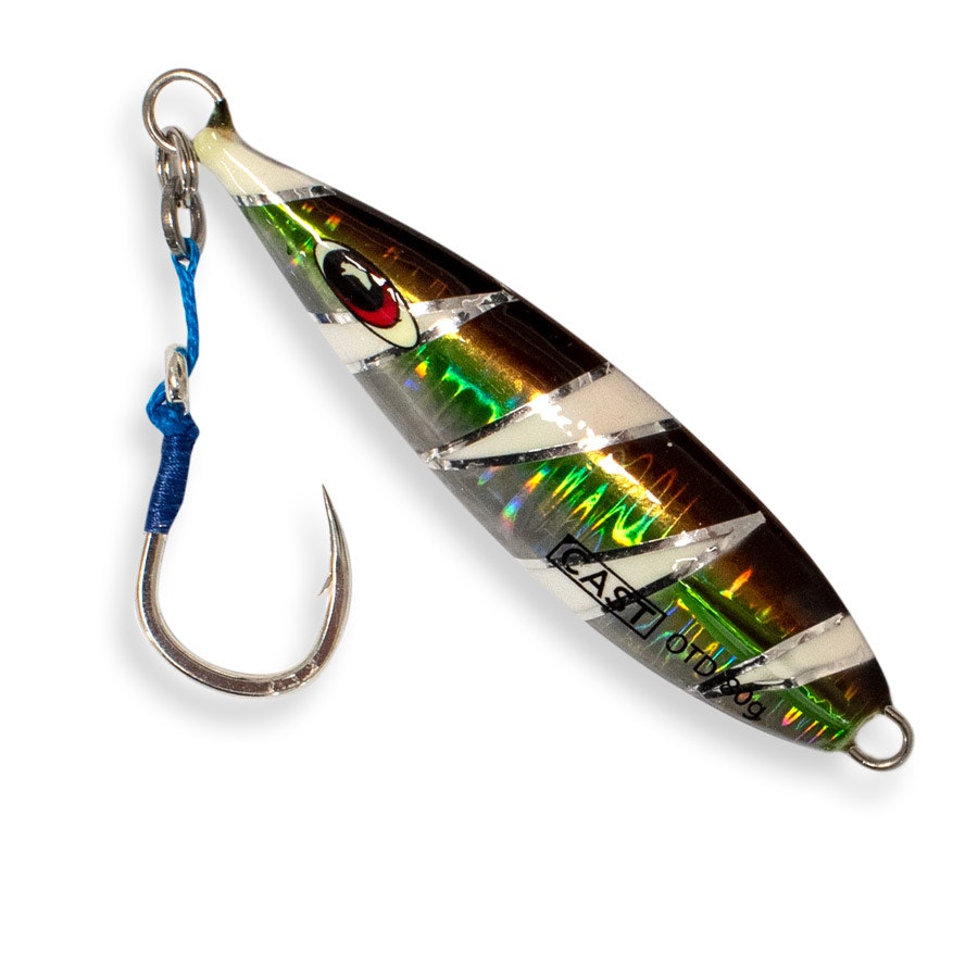 Cast Slow Pitch Jig 80g - Premium Saltwater Fishing Lure for On The Drop Technique - Perfect for Deep Sea Fishing and Offshore Angling