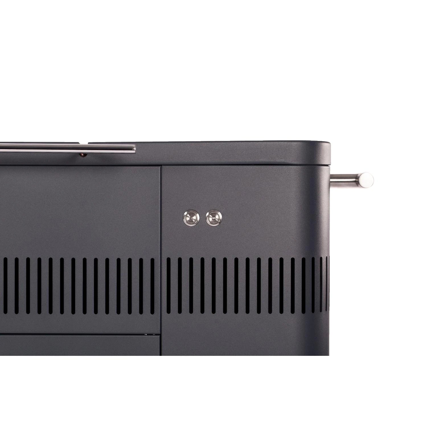 Everdure By Heston Blumenthal HUB 54-Inch Charcoal Grill with Rotisserie & Electronic Ignition - Premium Outdoor BBQ Grill for Backyard, Patio, and Camping Cooking - Model HBCE2BUS