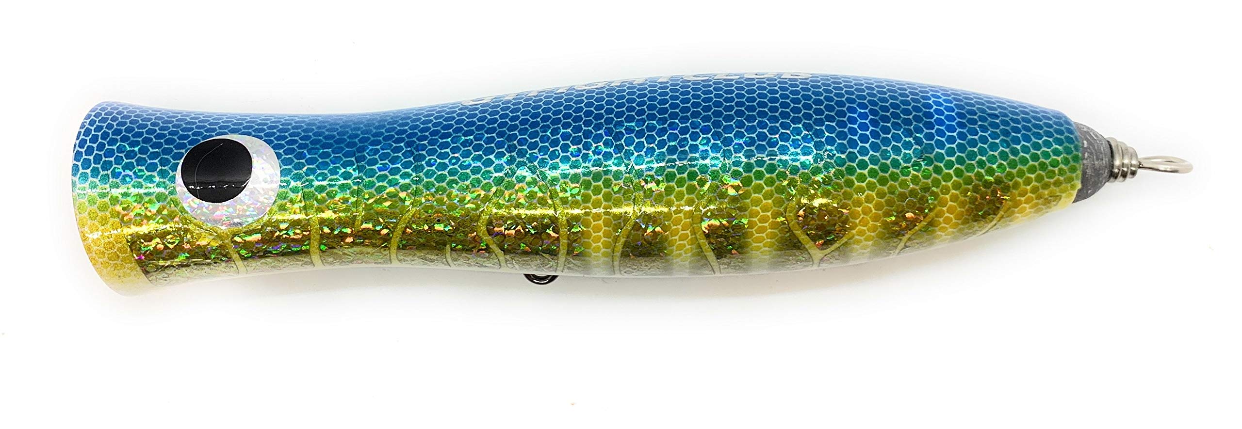 GT Fight Club Tuna Topwater Popper - Premium Big Game Fishing Lure by Heru - Perfect for Saltwater & Freshwater Bass Fishing, Surf Casting and Offshore Angling