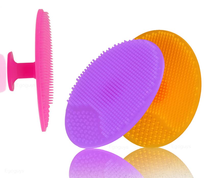 Majik Facial Cleansing Brush - Deep Pore Cleaner & Exfoliator for Blackhead Removal - Unisex Skincare Set of 2 - Perfect for Daily Face Wash & Spa Treatments