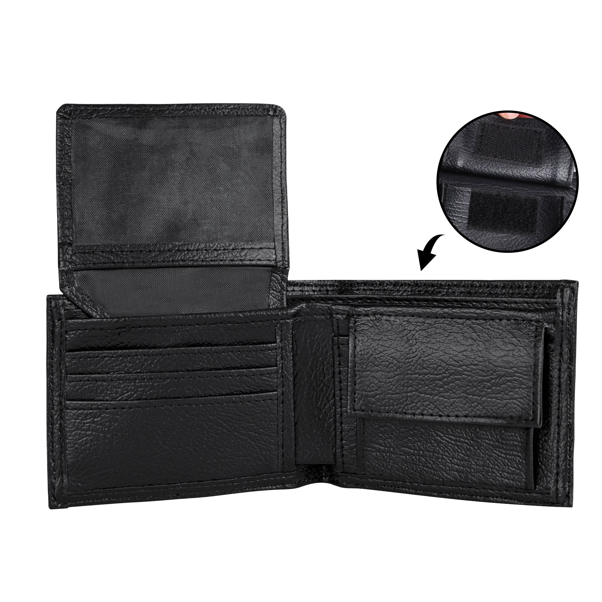 Punk Rock Skeleton Minimalist Leather Wallet for Men - Slim RFID Blocking Bifold Wallet with Money Clip | Perfect for Concerts, Nightlife & Everyday Use
