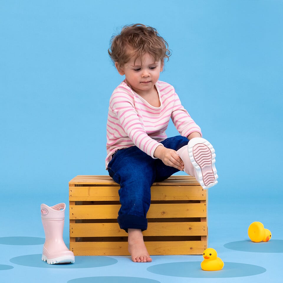 Drizzle Kids' Rain Boots - Waterproof & Comfortable Children's Rain Shoes for Outdoor Play, Puddles & Wet Weather