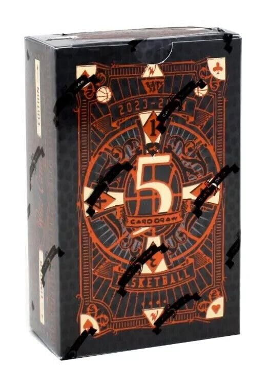 2023-2024 Wild Card Five Card Draw Basketball Hobby Box - 5 Autograph Cards Collection | NBA Trading Cards for Collectors & Sports Fans | Perfect for Gifts, Investments & Game Nights
