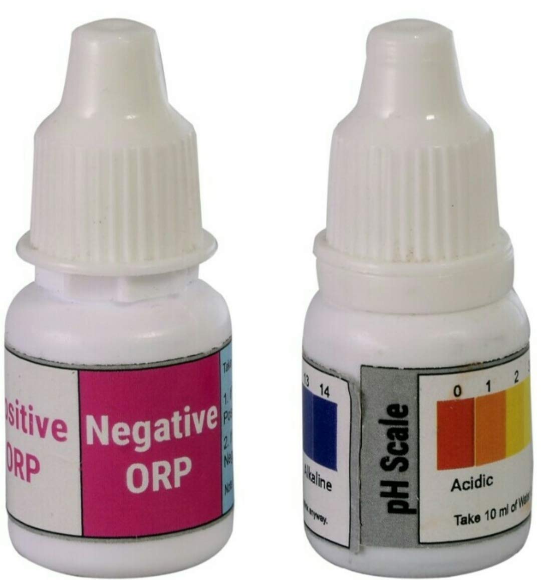 Bio+ pH & ORP Testing Kit - Alkaline Water Testing Solution (3-11 pH Range & ORP Negative to Positive) - Perfect for Aquariums, Hydroponics & Drinking Water Quality Analysis (2 Bottle Set)