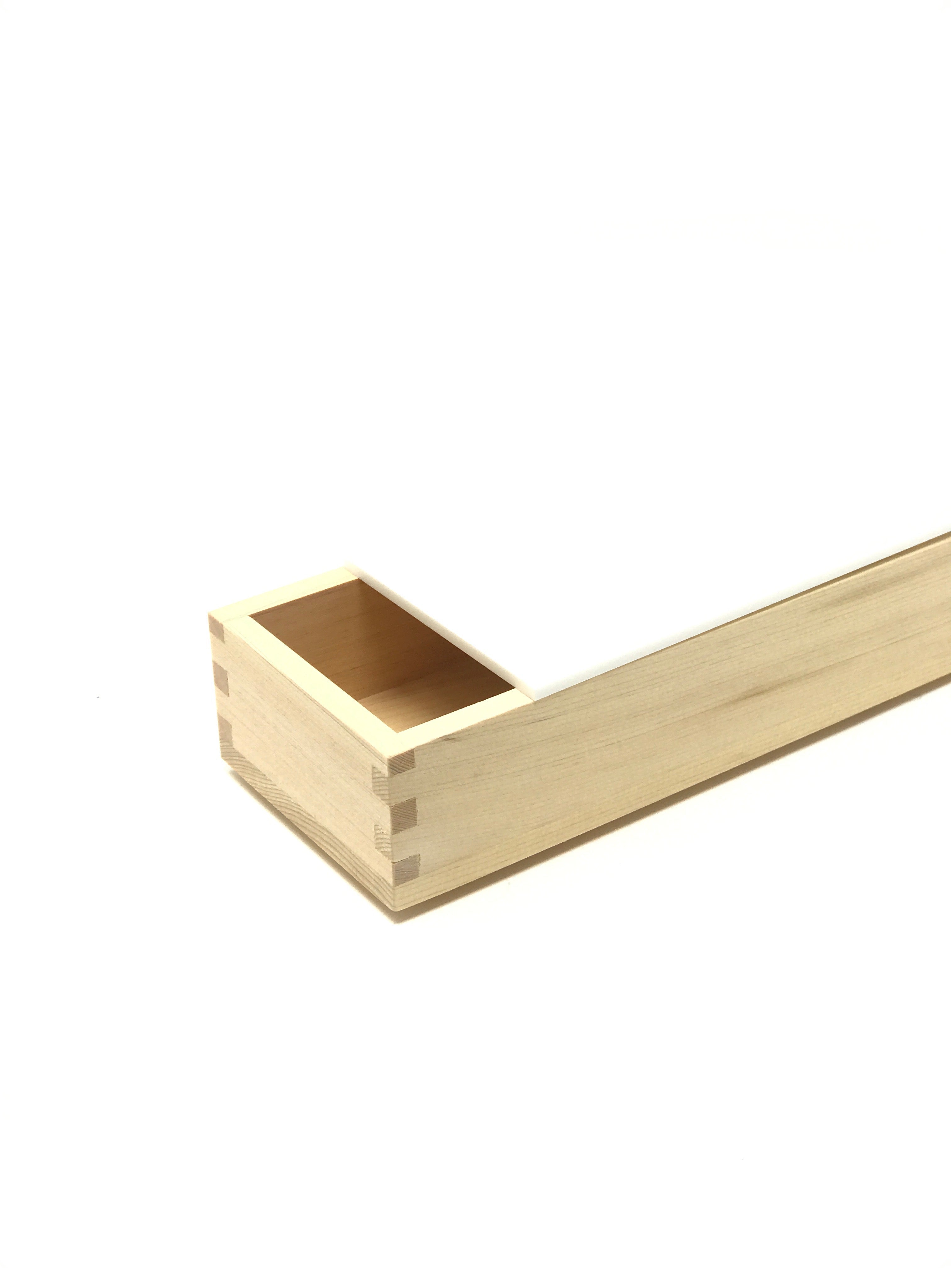 Hakomasu Large Serving Tray - Durable Bamboo Wood Tray for Dining, Entertaining, and Home Decor | Perfect for Parties, Breakfast in Bed, and Organizing Essentials