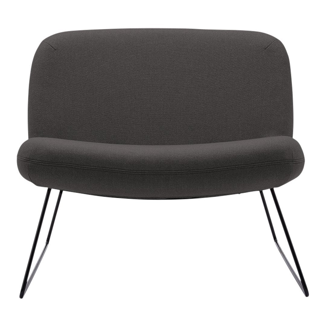 Busk Hertzog Java Chair - Modern Lounge Chairs with Softline Comfort for Living Room, Patio & Office Relaxation