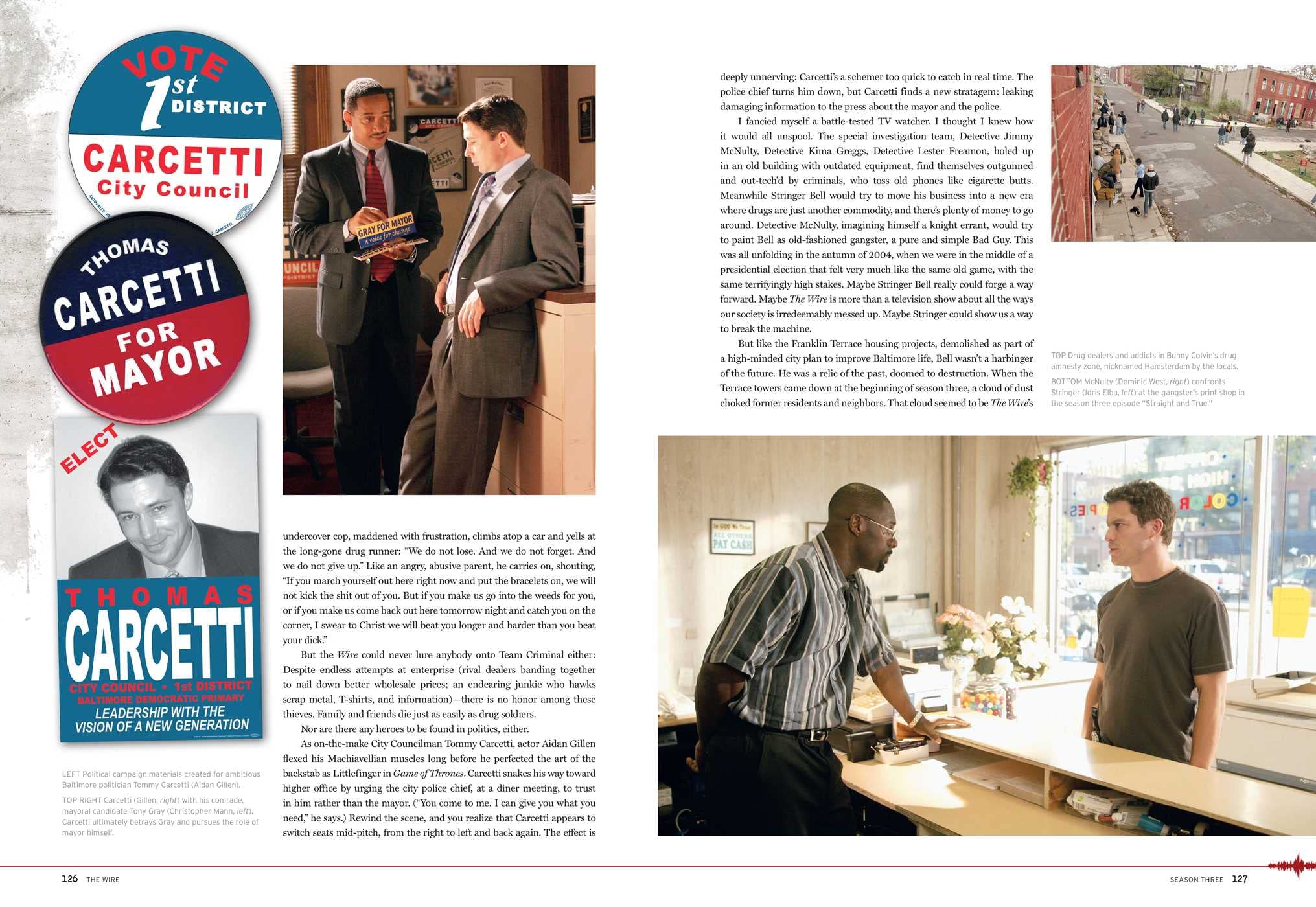 The Wire Book - Complete Visual History for TV Fans & Coffee Tables