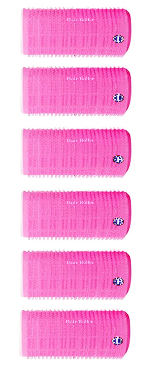Professional Hair Soft Rollers for Ear Lobe & Accessories - Pink | Heatless Curling Set for Salon, Home Styling & Travel Use