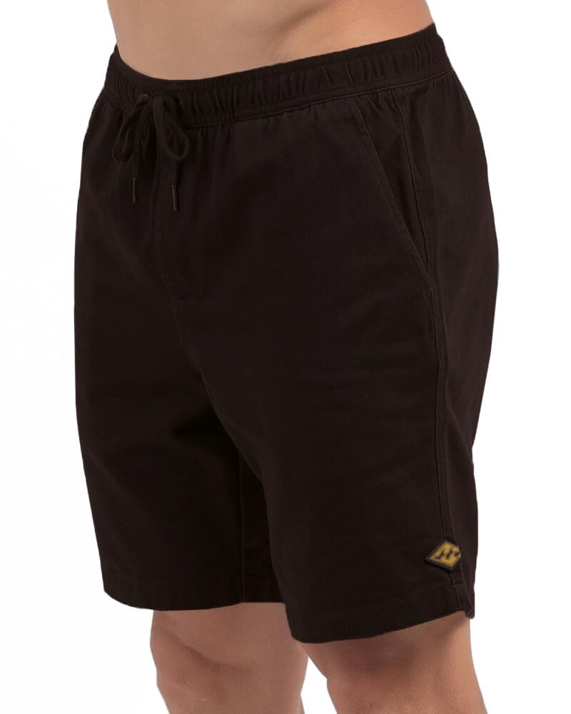 Billabong Men's Big and Tall Cotton Stretch Lounge Shorts - Loose Fit Oversized Casual Shorts for Summer, Beach, and Relaxation