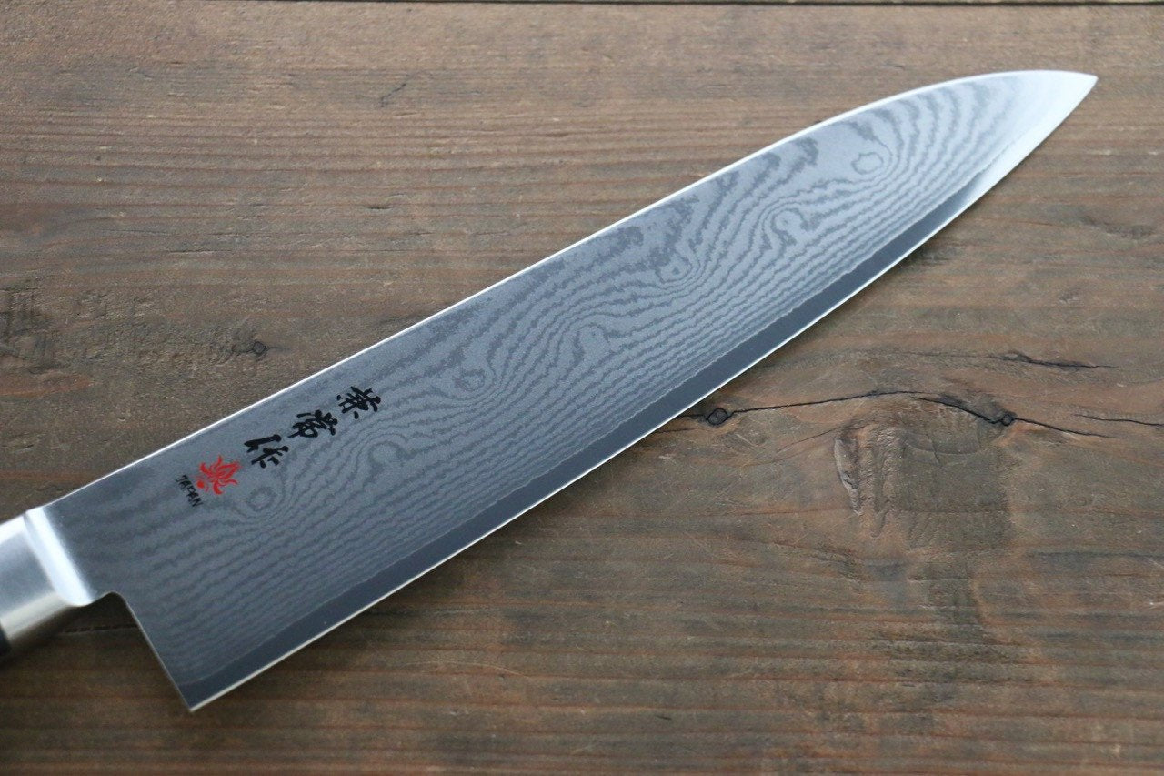Premium Kanetsune VG10 33-Layer Damascus Gyuto Chef Knife 240mm - Japanese Kitchen Knife with Ergonomic Plastic Handle - Perfect for Slicing, Dicing & Professional Cooking