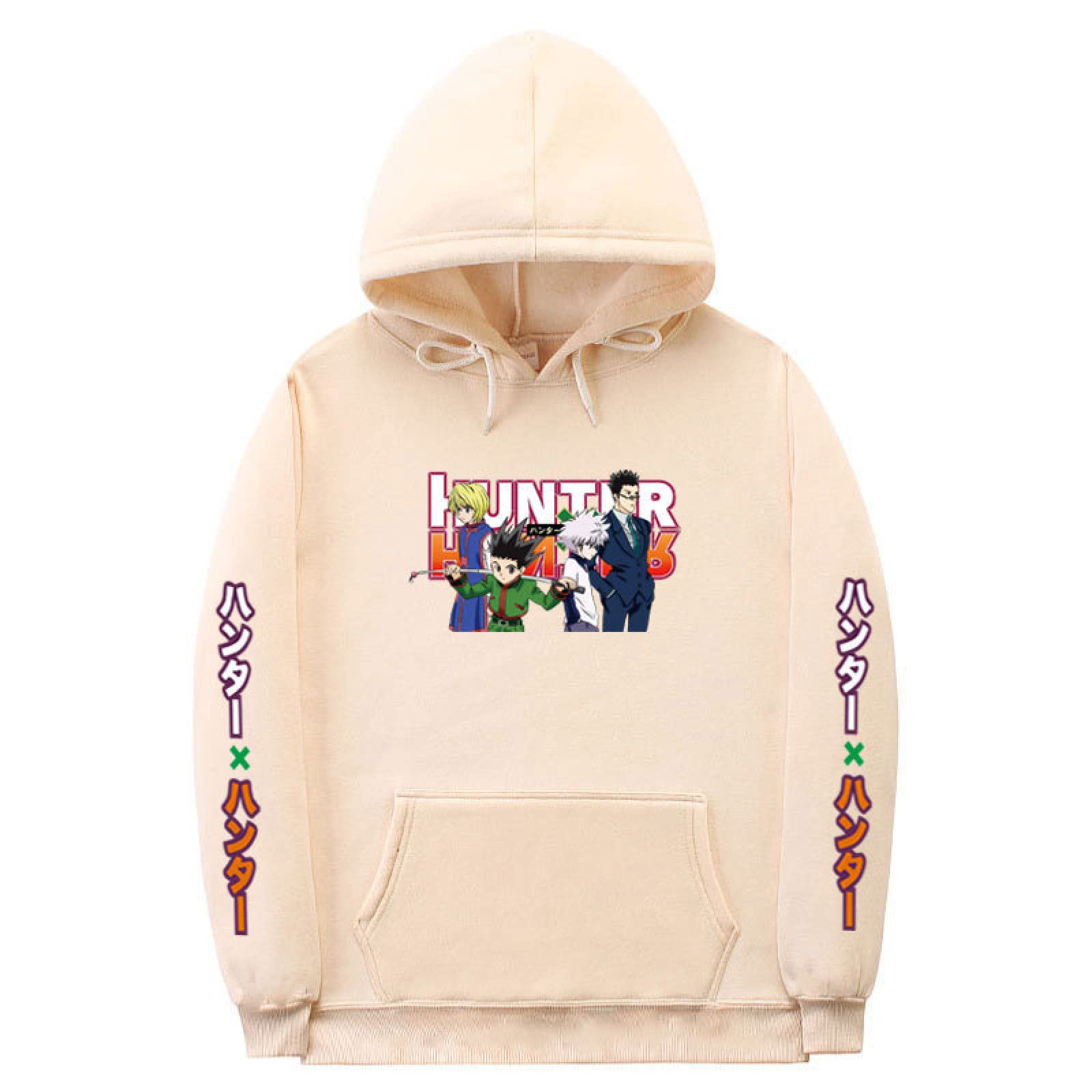 Hunter X Hunter Anime Hoodie - Gon, Killua, Hisoka Manga Sweatshirt | Unisex Pullover with Drawstring Hood | Perfect for Cosplay, Conventions & Casual Wear