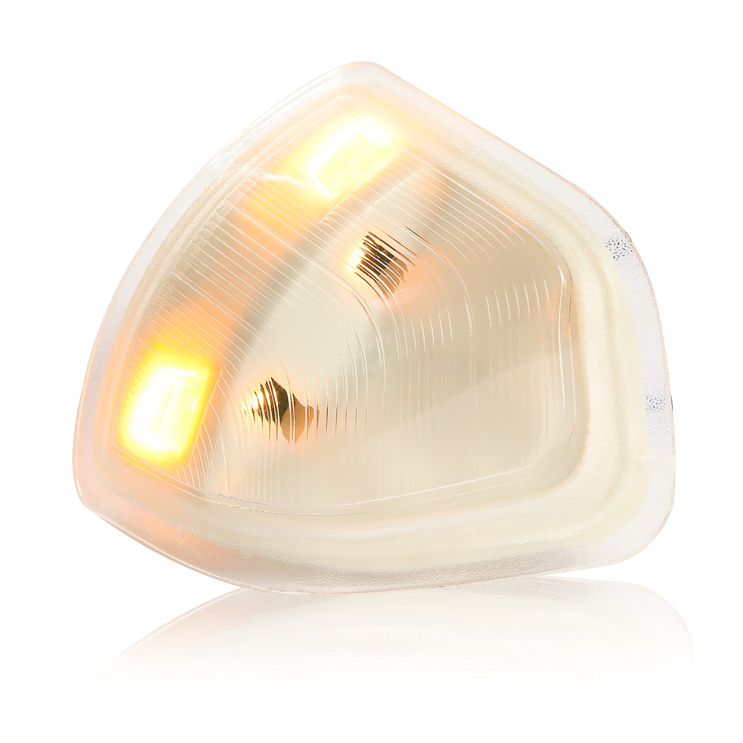 HECASA Amber LED Side Mirror Turn Signal Lights - Compatible with 2010-2018 Dodge Ram 1500/2500/3500/4500/5500 Trucks with Tow Mirrors - Replacement for 68302829AA (Driver Side Left) - Clear Lens - Perfect for Night Driving & Enhanced Safety