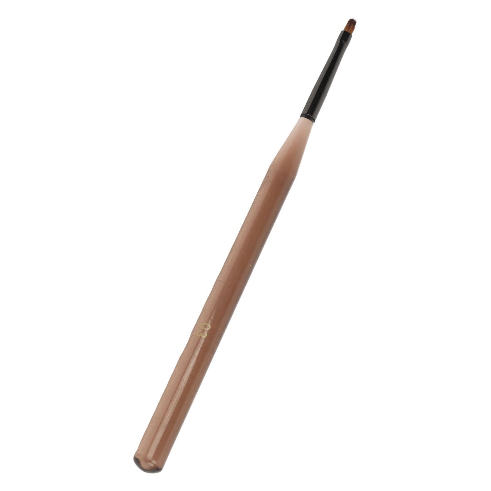 Professional Gel Nail Polish Brush with Copper Tube & Nylon Bristles - Petal Painting Brush for Manicure, Nail Art Design & Sculpting | Perfect for Salon, Home DIY & Professional Nail Artists