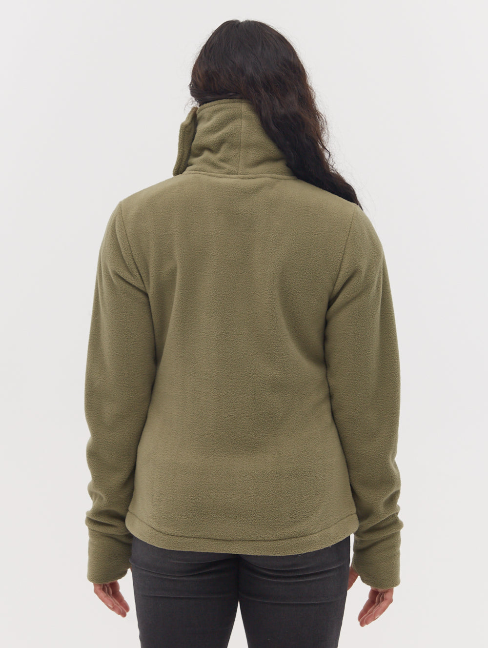 Funnel Neck Zip Up Fleece Jacket for Women - Soft Microfleece Winter Pullover - Perfect for Hiking, Camping & Outdoor Activities