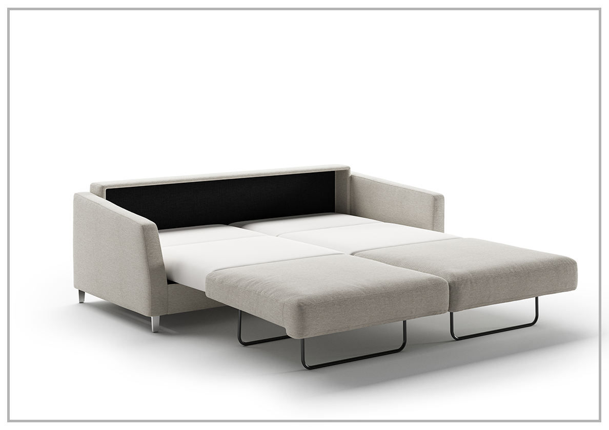 Custom Luonto Monika Fabric Sleeper Sofa - Handmade to Order | Convertible Couch Bed for Small Spaces & Guest Rooms | Perfect for Apartments, Dorms & Home Offices