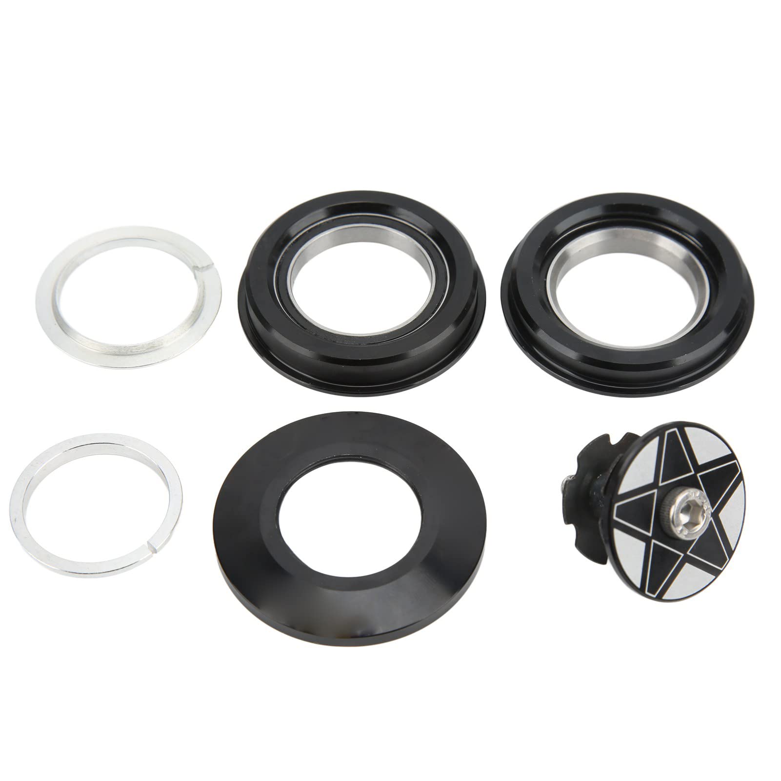 VGEBY Bicycle Headset - 49.7mm Cone Head Tube Bike Bearing Headset for 1.5