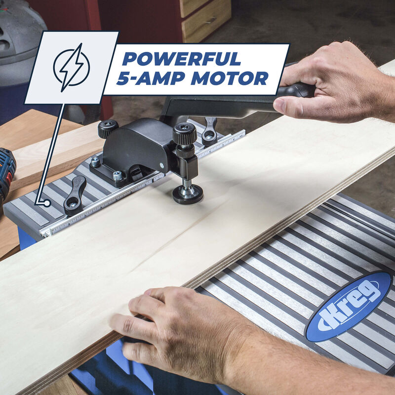 KREG DB210 Foreman Pocket Hole Jig System - Professional Woodworking Tool for Strong, Hidden Joints - Perfect for Cabinets, Furniture & DIY Projects