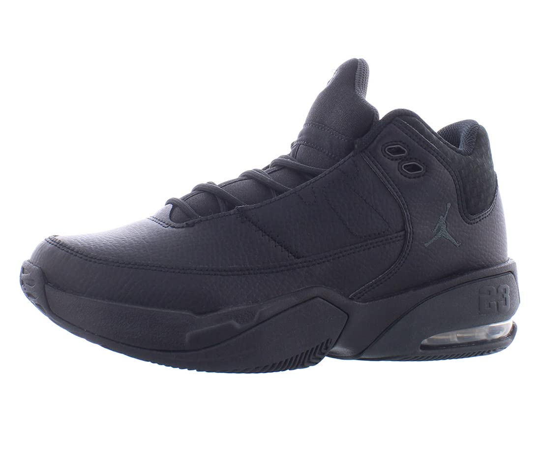 Jordan Max Aura 3 Boys' Basketball Shoes Size 4 - Black/Anthracite | Lightweight Cushioned Sneakers for Kids Sports & Casual Wear