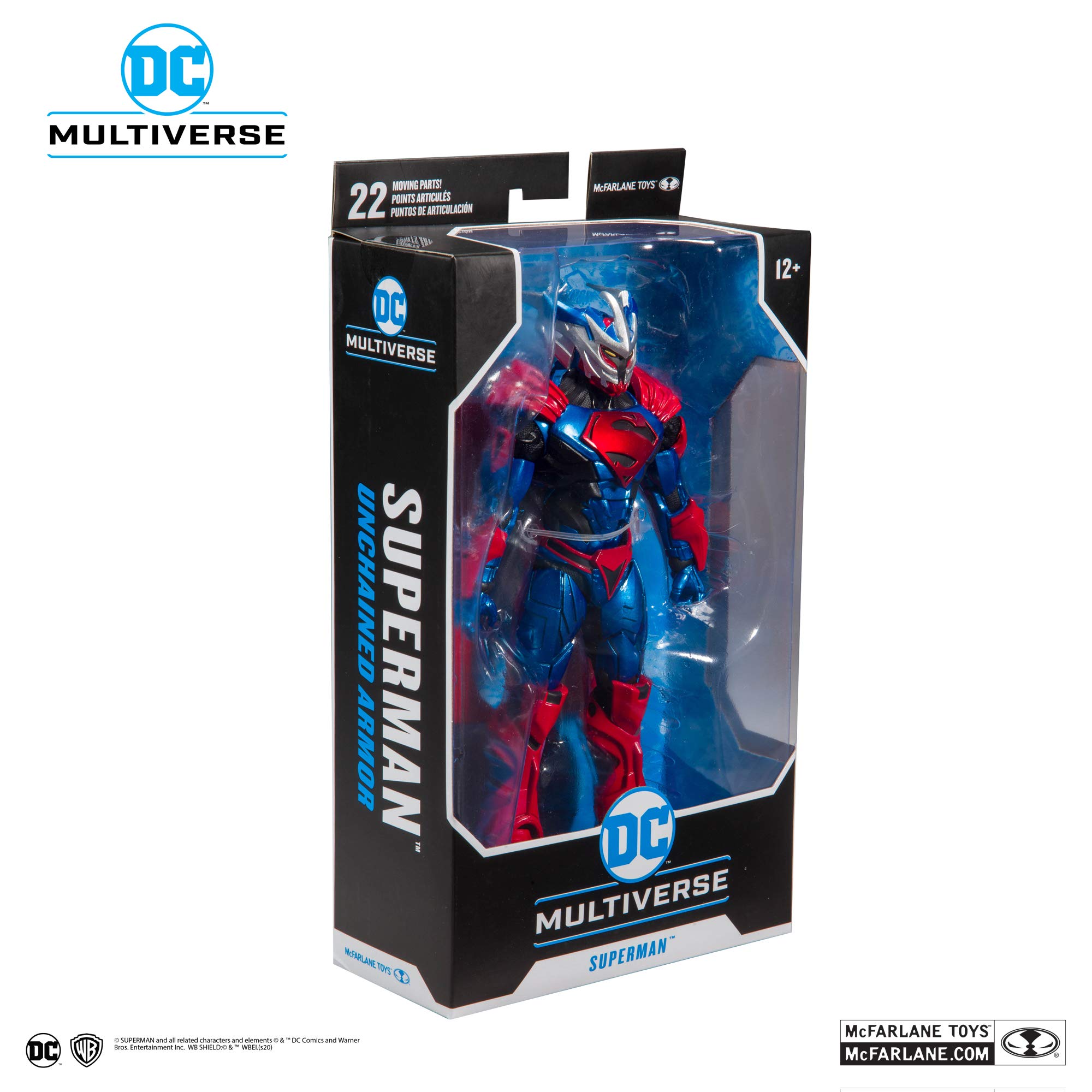 McFarlane Toys DC Multiverse Superman: Unchained Armor Action Figure 7-inch Collectible - Perfect for Display, Gifts & DC Comics Fans