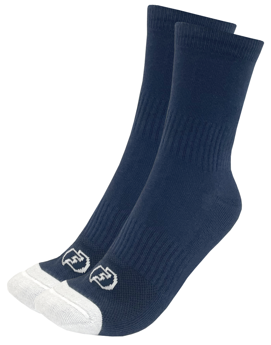 Ultimate Crew Socks 2 Pack - Soft Comfortable Cotton Socks for Men & Women - Perfect for Running, Hiking & Everyday Wear