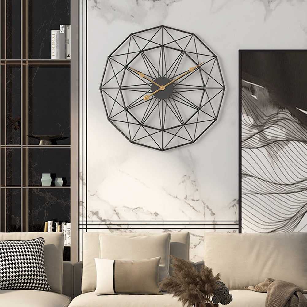Vintage Minimalist Round Wall Clock - Silent Non-Ticking Battery Operated Quartz Clock, Nordic Style Home Decor for Living Room, Bedroom, Office, Cafe & Hotel | Perfect for Modern Interior Design & Cozy Spaces