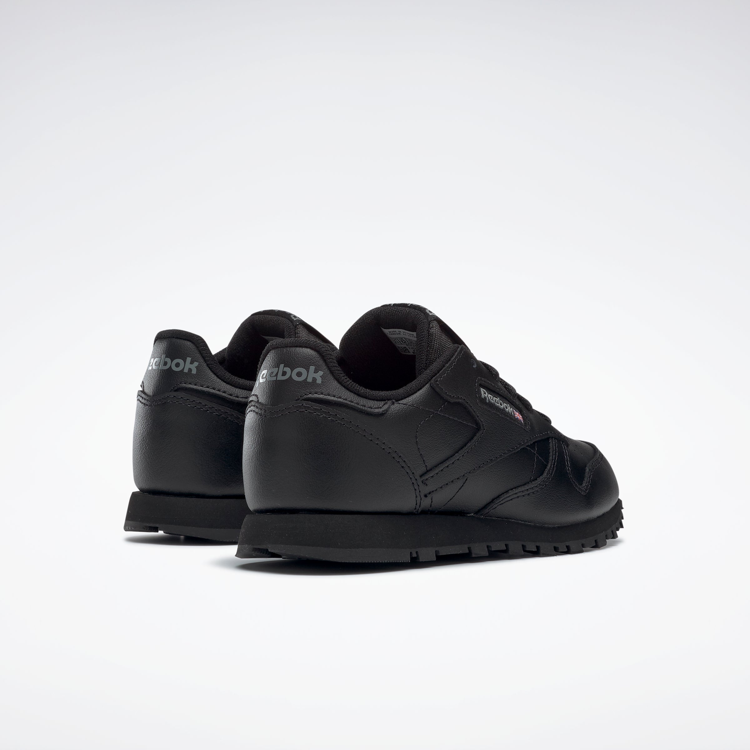 Classic Leather Shoes for Little Kids - Black | Comfortable & Durable Toddler Shoes for School, Play & Everyday Wear