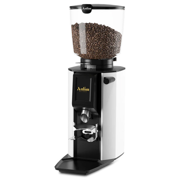 Anfim Alba Professional Espresso Coffee Grinder - Heavy Duty Commercial Grade for Home & Cafe Use - Perfect for Espresso, French Press, and Pour Over Brewing