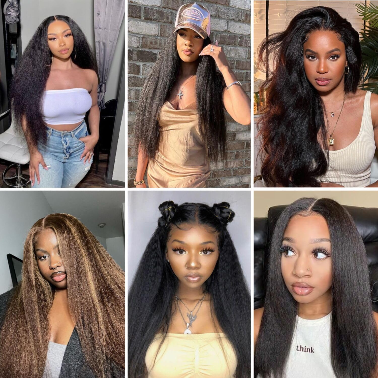 100% Unprocessed Brazilian Virgin Human Hair Clip-in Extensions - 8pcs Kinky Straight 120g (18inch) with 18 Clips | Natural Look for Daily Wear, Parties & Special Occasions