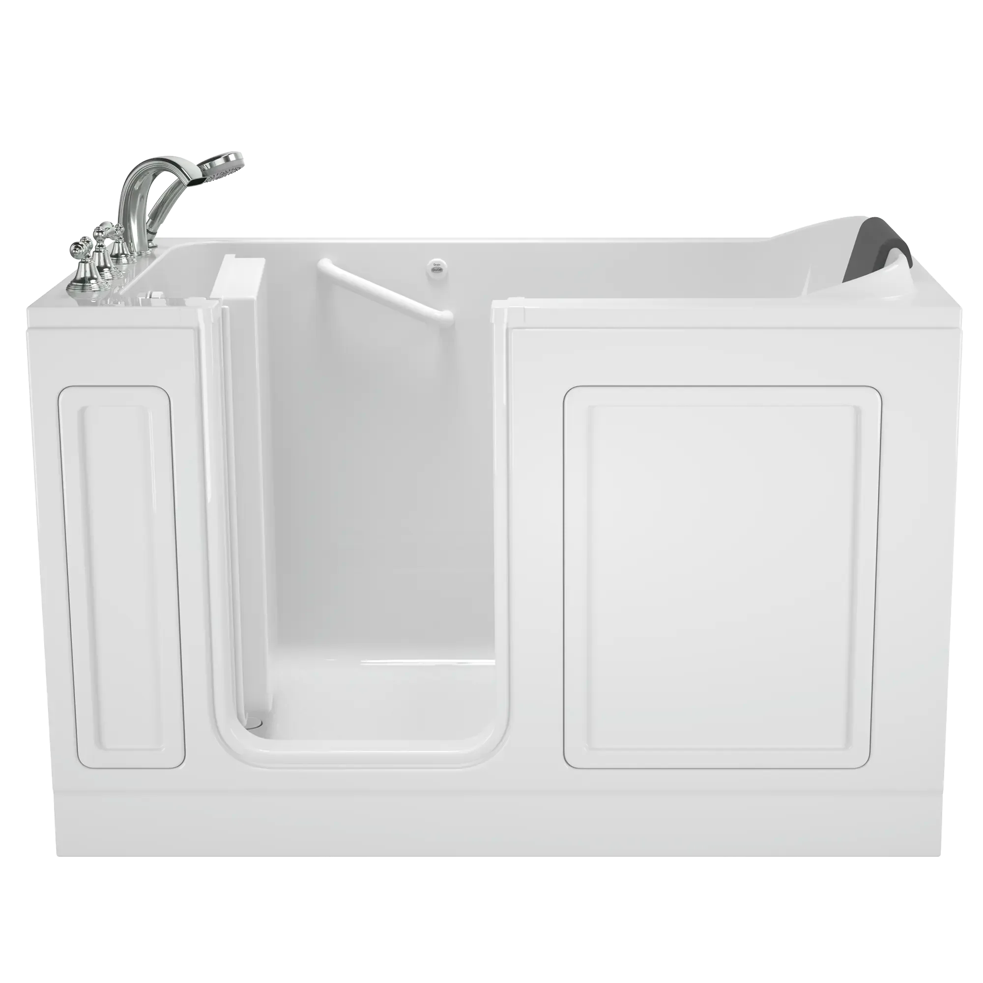 32 x 60 Inch Acrylic Walk-in Bathtub with Soaker System - Left Hand Drain & Faucet - Luxury Accessible Tub for Elderly & Mobility Needs - Perfect for Spa Relaxation & Safe Bathing