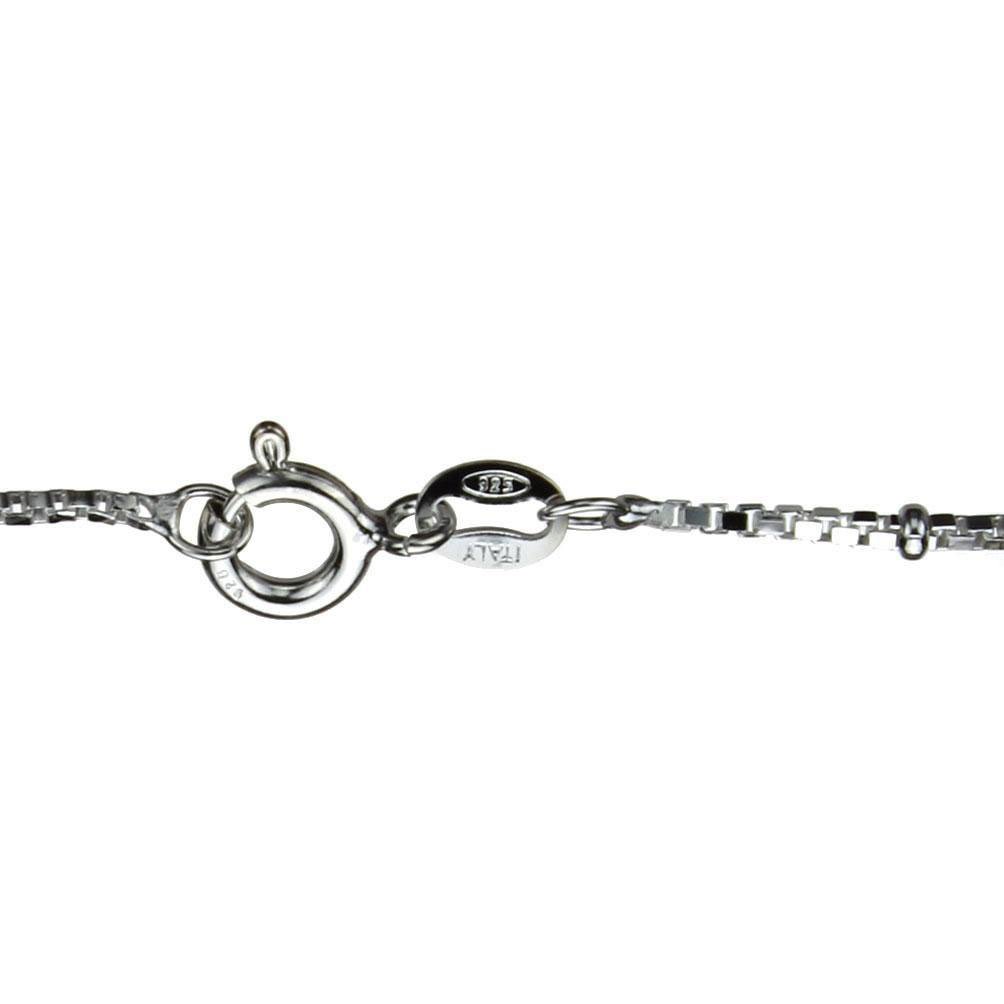 Joyful Creations Sterling Silver 1.1mm Box Bead Chain Ankle Bracelet - Nickel Free Italian Jewelry, 9.5 Inch Adjustable Anklet for Women - Perfect for Beach, Wedding & Everyday Wear