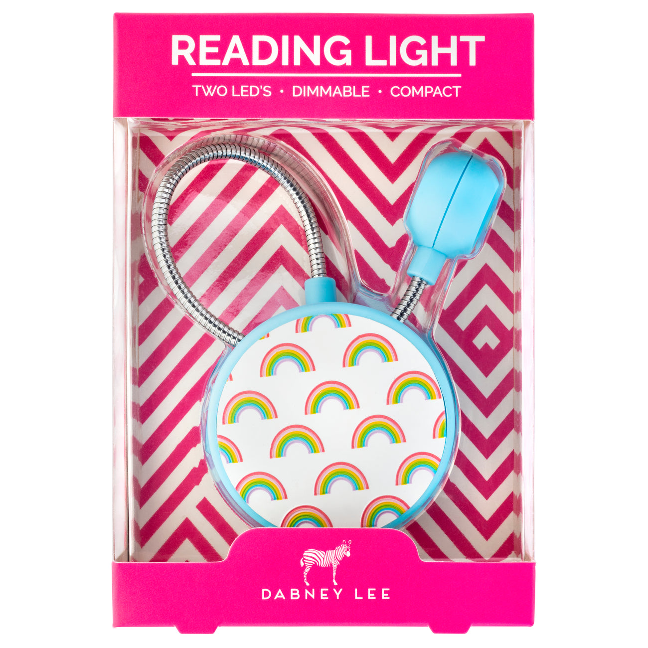 Dabney Lee Rechargeable LED Book Light for Reading in Bed - Adjustable Brightness, Eye Protection, Perfect for Night Reading, Studying, and Travel