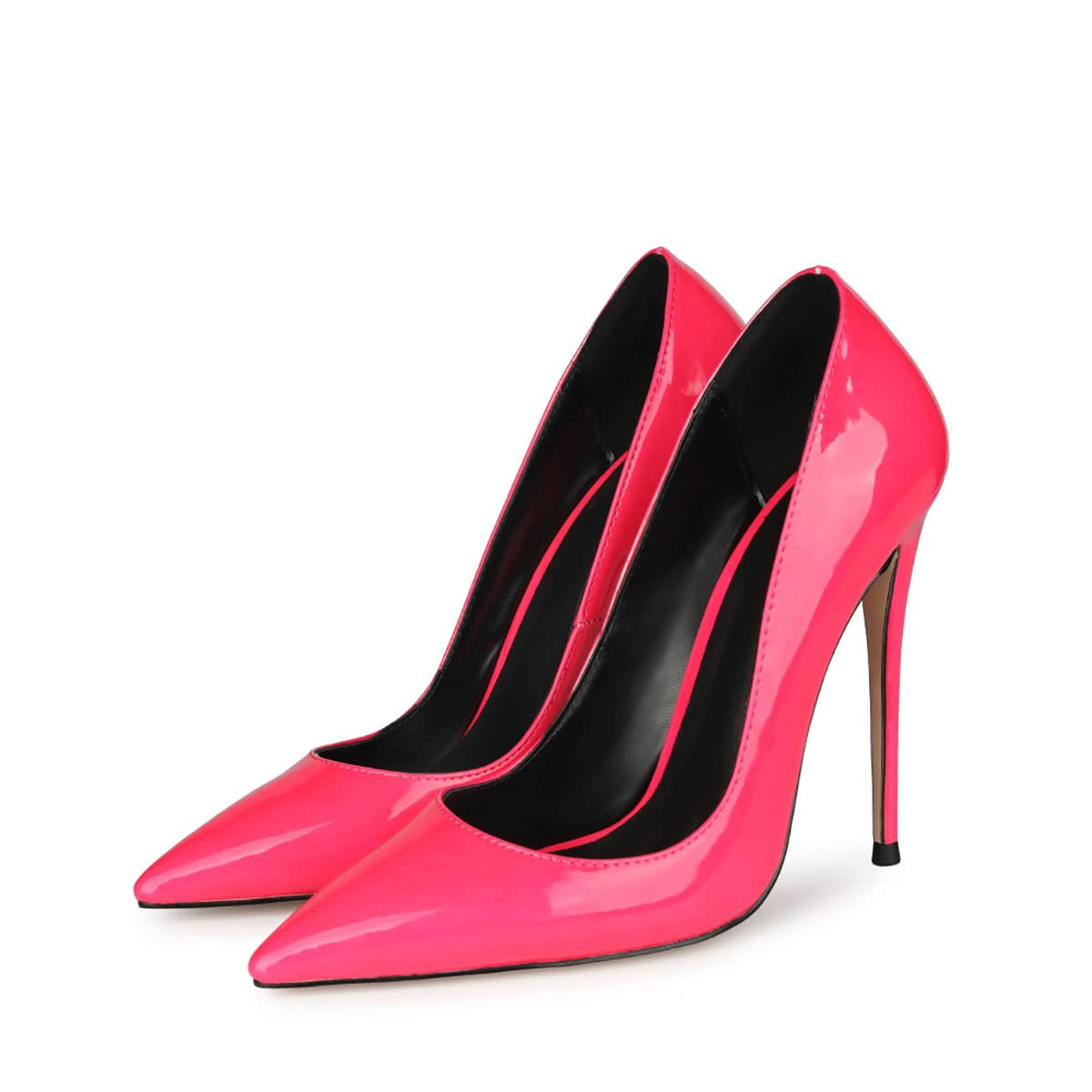 Goolita Women's Stiletto Heel Pumps - Pointed Toe High Heels Slip On Dress Shoes for Women | Elegant Office Wear & Evening Party Pumps