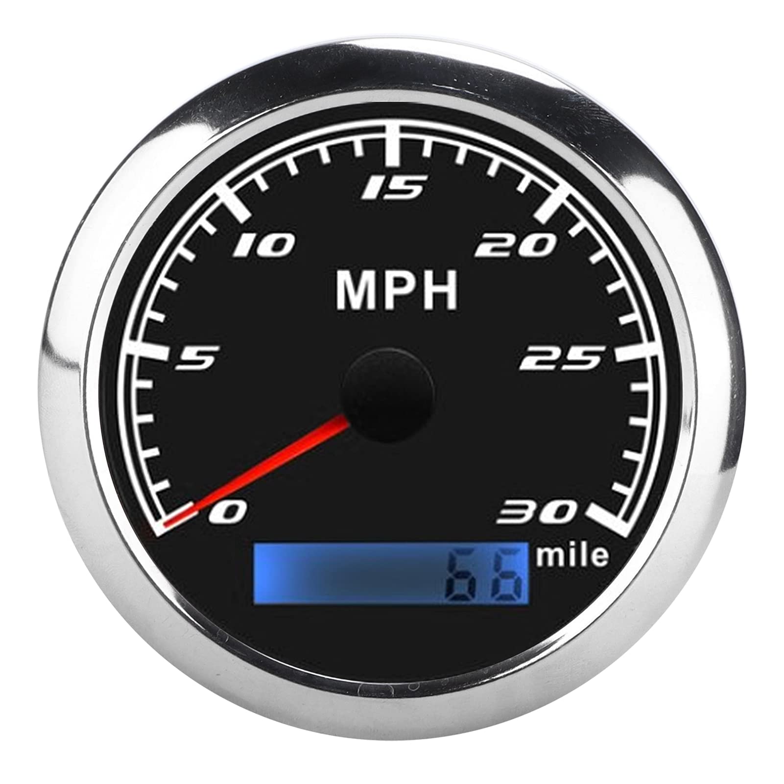 High Accuracy GPS Speed Gauge 30MPH - Universal Digital Speedometer for Marine, Boat, Car, Truck - Perfect for Racing, Boating & Off-Road Adventures