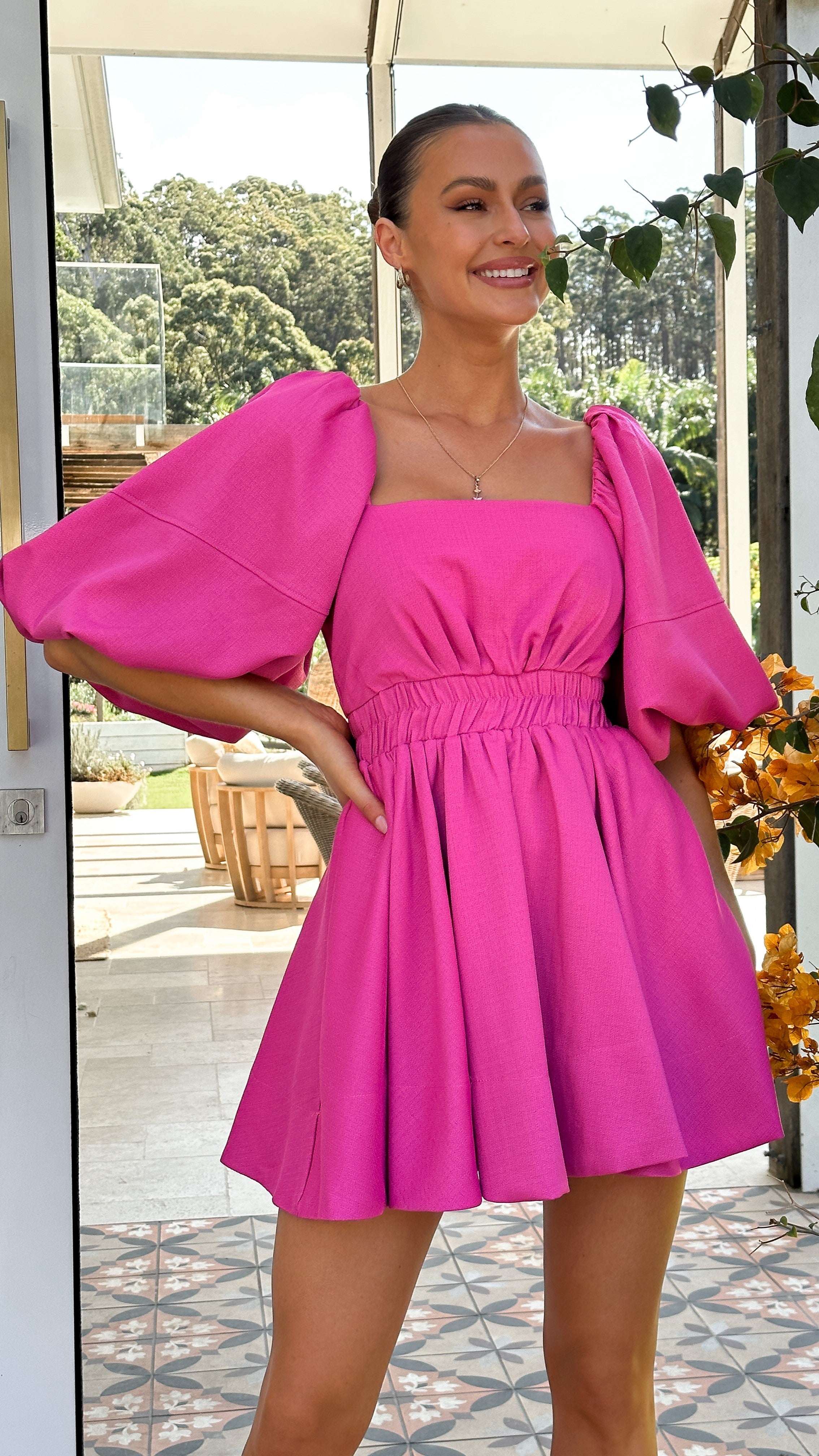 Amayah Mini Dress for Women - Flirty Pink Summer Party Dress | Perfect for Date Night, Club Outfits & Beach Vacations