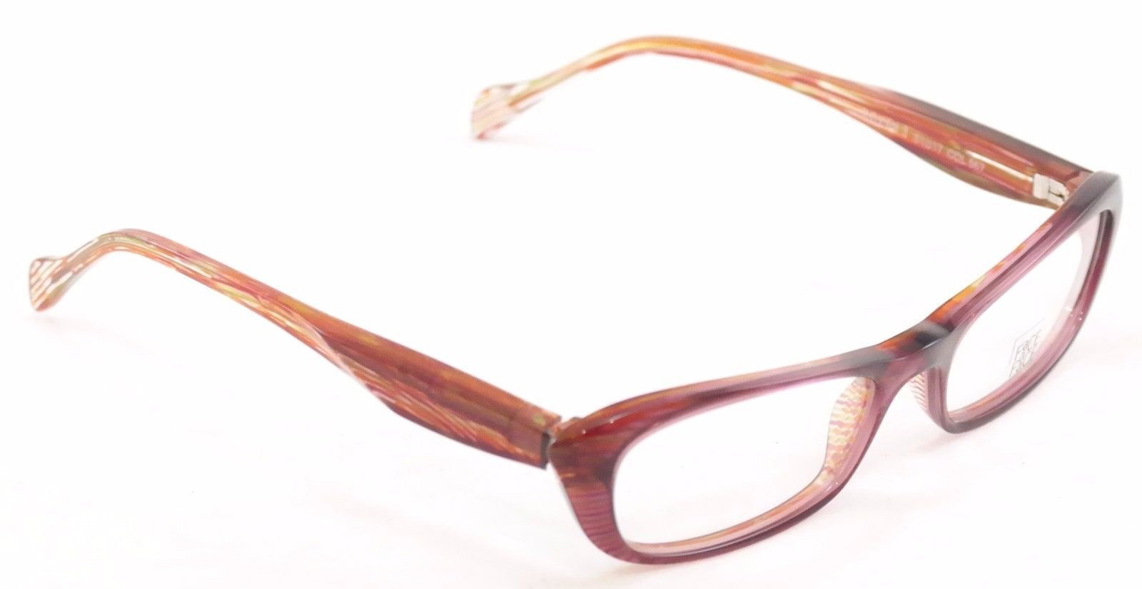 Face A Face Roxan 3 567 Purple Brown Plastic Eyeglasses Frame - Handmade in France - Perfect for Fashion & Office Wear