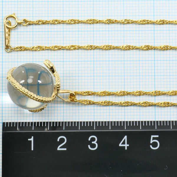 18K Yellow Gold Quartz Necklace for Women - Elegant & Durable Jewelry Gift for Birthday, Anniversary, Valentine's Day | Perfect for Parties, Weddings & Special Occasions
