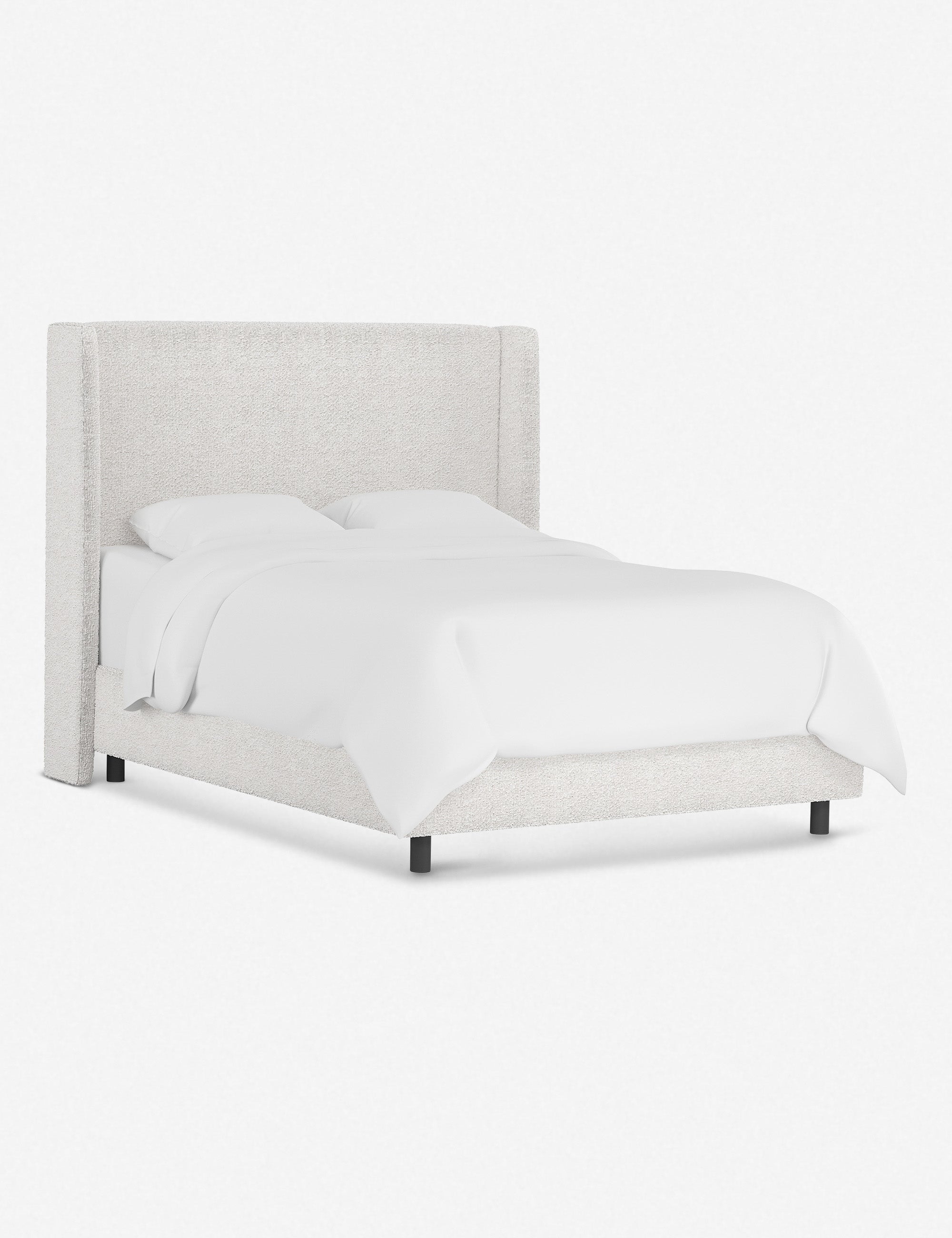 Adara Bed Frame - Queen Size Platform Bed with Wooden Slats, Modern Minimalist Design for Bedroom - Perfect for Small Spaces, Guest Rooms & Apartments