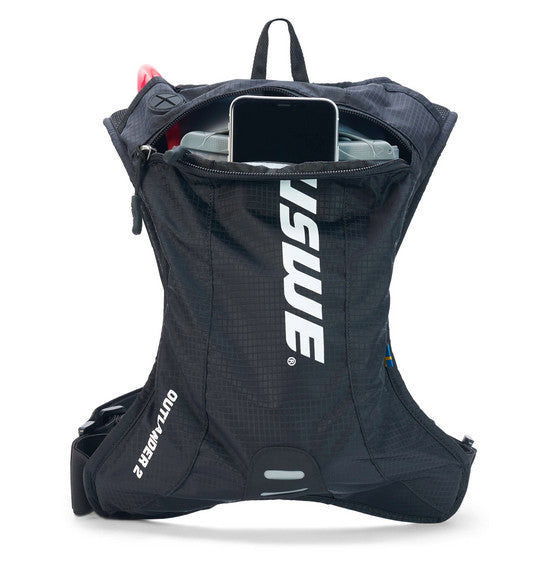 Outlander 2L Hydration Backpack - Lightweight Water Bladder Pack for Hiking, Running, Biking & Outdoor Adventures - BPA Free Leakproof Design